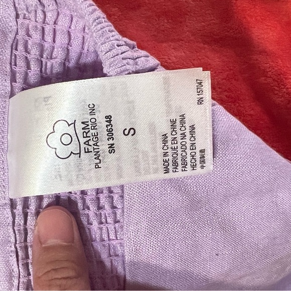 Farm Rio Linen Corset Top - Picture 11 of 16